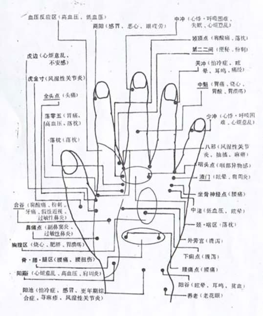 手部穴位图