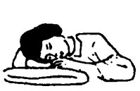 侧伏坐位