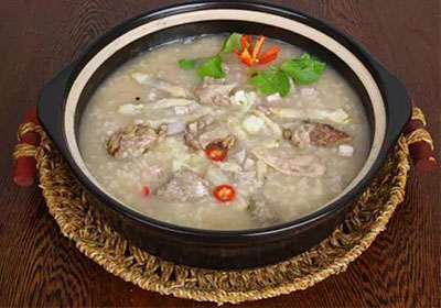 鸭肉粥