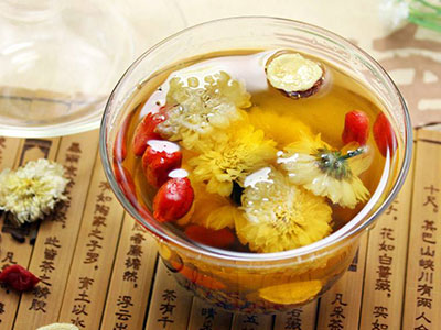 枸杞菊花茶